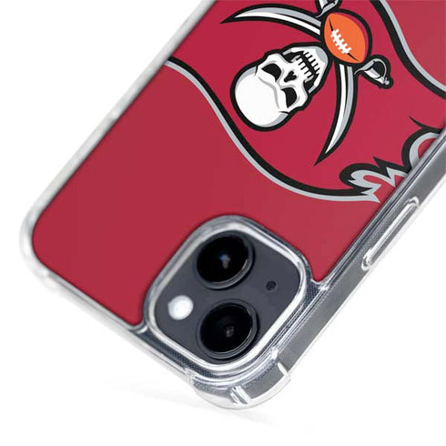 NFL Tampa Bay Buccaneers Large Logo iPhone 15 Plus MagSafe Case